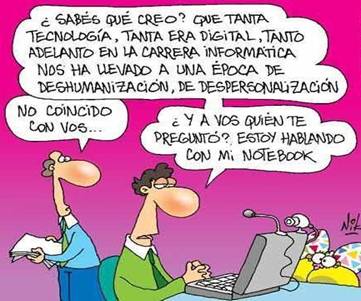 Ya hasta utilizamos los ordenadores como si fueran nuestros amigos...